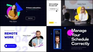 پروژه افترافکت تیزر دفتر طراحی Creative Agency Promo
