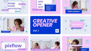 پروژه افترافکت افتتاحیه تبلیغاتی Creative Opener Vol 01