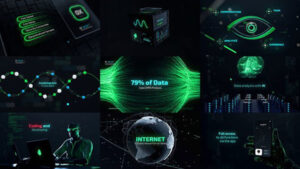 پروژه افترافکت تریلر تکنولوژی سایبری Cyber Technology Trailer