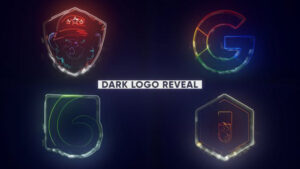 پروژه افترافکت نمایش لوگو دارک Dark Logo Reveal
