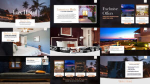 پروژه افترافکت تیزر تبلیغاتی هتل Delux Luxury Hotel Kit