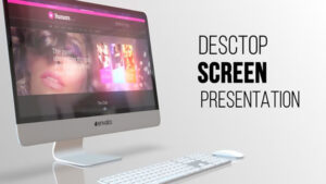 پروژه افترافکت پرزنتیشن روی اسکرین دسکتاپ Desktop Screen Presentation