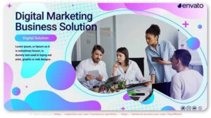 پروژه افترافکت تیزر تبلیغاتی بازاریابی دیجیتال Digital Marketing Business Solution