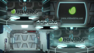 پروژه افترافکت نمایش لوگو هایتک Door Logo Reveal