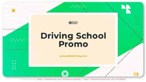 پروژه افترافکت تیزر تبلیغاتی مدرسه رانندگی Driving School Promo