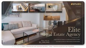 پروژه افترافکت تیزر تبلیغاتی مشاور املاک Elite Real Estate Agency