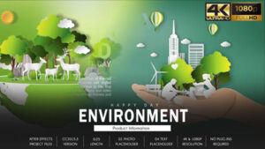 پروژه افترافکت افتتاحیه روز محیط زیست Environment Day