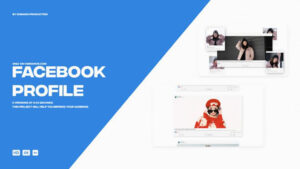 پروژه افترافکت تیزر تبلیغاتی پروفایل فیسبوک Facebook Profile