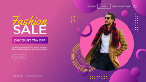 پروژه افترافکت تیزر تبلیغاتی فشن Fashion Sale Promo