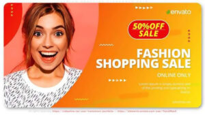 پروژه افترافکت تیزر تبلیغاتی خرید لباس Fashion Shopping Clearence Sale