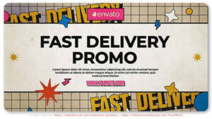 پروژه افترافکت تیزر تبلیغاتی پیک Fast Delivery Promo