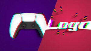 پروژه افترافکت نمایش لوگو گیمینگ Fast Game Glitch Logo