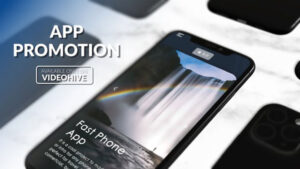 پروژه افترافکت تیزر تبلیغاتی اپلیکیشن Fast Phone App Intro