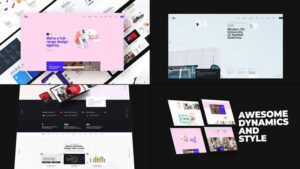 پروژه افترافکت تیزر تبلیغاتی وبسایت Fast Website Promo