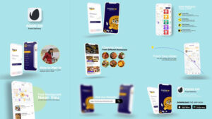 پروژه افترافکت تیزر تبلیغاتی پیک غذا Food Delivery App Promo