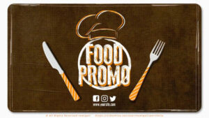 پروژه افترافکت تیزر تبلیغاتی غذا Food Promo