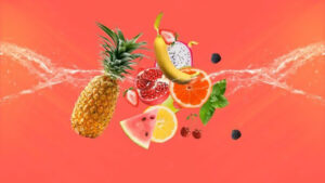 پروژه افترافکت نمایش لوگو با میوه Fresh Fruits Logo