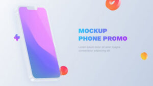پروژه افترافکت تیزر تبلیغاتی اپلیکیشن Glass Phone App Promo