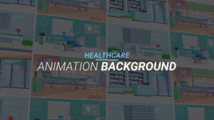پروژه افترافکت مجموعه زمینه متحرک درمانی Healthcare Animation Background