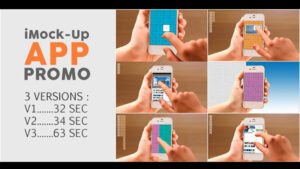 پروژه افترافکت موکاپ تبلیغاتی اپلیکیشن iMockup App Promo