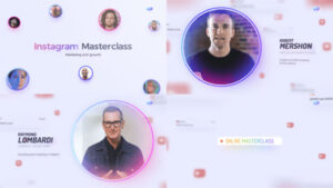 پروژه افترافکت تیزر تبلیغاتی دوره آموزشی Instagram Masterclass Event Promo
