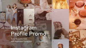 پروژه افترافکت تیزر تبلیغاتی اینستاگرام Instagram Profile Promo