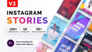 پروژه پریمیر تیزر تبلیغاتی استوری اینستاگرام Instagram Stories