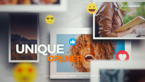 پروژه افترافکت افتتاحیه با نمایش عکس Intro Opener