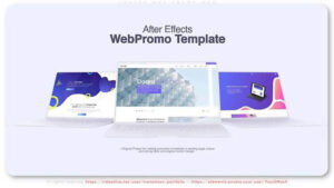 پروژه افترافکت تیزر تبلیغاتی با لپ تاپ Laptop Web Promo
