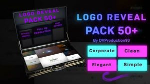 پروژه افترافکت مجموعه تیزر نمایش لوگو Logo Reveal Pack