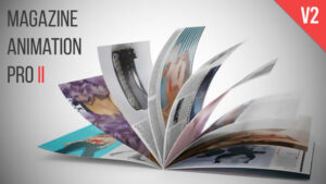 پروژه افترافکت تیزر تبلیغاتی مجله Magazine Animation Pro ii