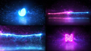 پروژه افترافکت نمایش لوگو با ذرات جادویی Magic Particles Logo