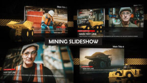پروژه افترافکت اسلایدشو معدن Mining Slideshow