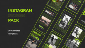پروژه افترافکت مجموعه استوری اینستاگرام Modern Instagram Stories