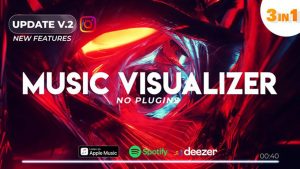 پروژه افترافکت ویژوالایزر موزیک Music Visualizer Tunnel