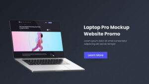 پروژه افترافکت تیزر موکاپ لپ تاپ Notebook Promo Mockup