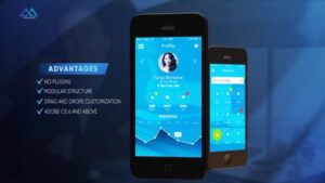 پروژه افترافکت پرزنتیشن اپلیکیشن گوشی Phone App Presentation