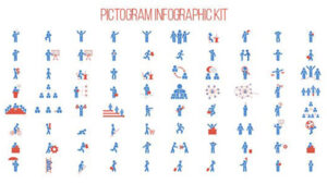 پروژه افترافکت مجموعه اینفوگرافیک پیکتوگرام Pictogram Infographic Kit