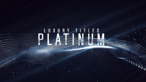 پروژه افترافکت مجموعه نمایش عناوین Platinum Luxury Titles