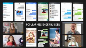 پروژه افترافکت نمایش چت در پیام رسان Popular Messenger Builder
