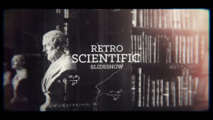پروژه افترافکت اسلایدشو با موضوع علمی Retro Science Slideshow