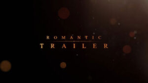 پروژه افترافکت نمایش عناوین رومانتیک Romantic Trailer Titles