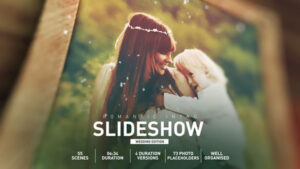 پروژه اسلایدشو عروسی در افترافکت Romantic Wedding Intro Slideshow