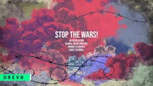 پروژه افترافکت افتتاحیه توقف جنگ Stop The Wars