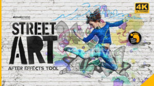 پروژه افترافکت ساخت گرافیتی خیابانی Street Art Tool Kit
