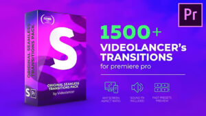 پروژه پریمیر مجموعه ترانزیشن ویدیویی Videolancer’s Transitions