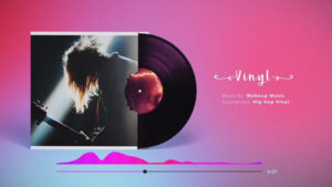پروژه رایگان افترافکت ویژوالایزر موزیک با دیسک وینیل Vinyl Disc Music Visualizer