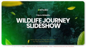 پروژه افترافکت اسلایدشو گردش در حیات وحش Wildlife Journey Slideshow