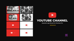 پروژه پریمیر نمایش لوگو کانال یوتیوب YouTube Channel Logo
