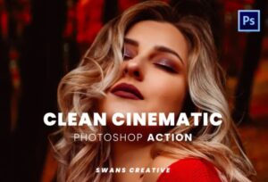 اکشن فتوشاپ افکت سینمایی Clean Cinematic